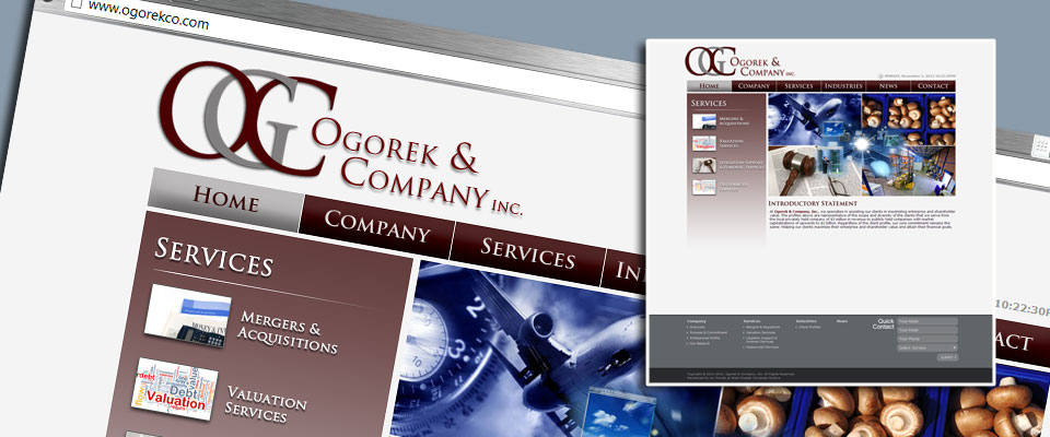 Ogorek & Comapny website preview